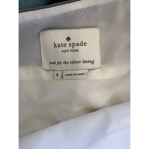 Kate Spade New York Designer's Women's Adette Colorblock Fit Flare Dress 8 - Picture 7 of 7